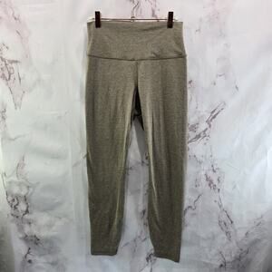 Quince Leggings Womens Medium Tan Neutral Cotton Heathered High Rise